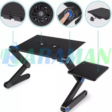 Стілець-трансформер для ноутбука Laptop Table T8 з портативним вентилятором (1ящ.=10шт.)