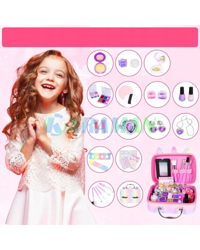 Набiр Косметики Дитячий для Макіяжа ХХL для Дівчинки MakeUP Cosmetic Box XXL Набiр Косметики Дитячий для Макіяжа ХХL для Дівчинки MakeUP Cosmetic Box XXL