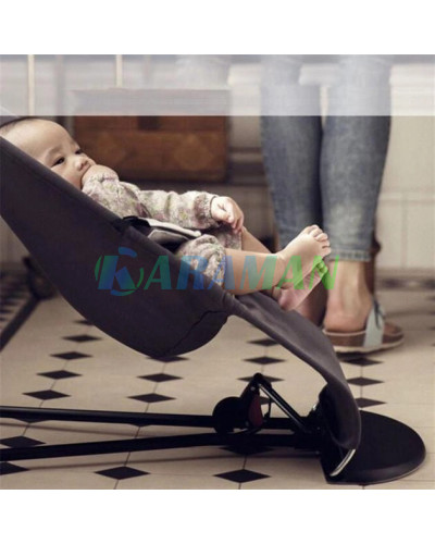 Дитяче Крісло-шезлонг Baby Recliner Chair крісло-качалка Чорний MA294 (1ящ.=15шт.)