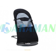 Дитяче Крісло-шезлонг Baby Recliner Chair крісло-качалка Чорний MA294 (1ящ.=15шт.)