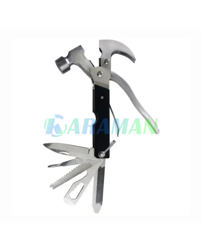 Багатофункціональний набір мультитул (Молоток, Складний ніж) Multi Hammer Tool 18 1