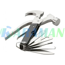 Багатофункціональний набір мультитул (Молоток, Складний ніж) Multi Hammer Tool 18 1