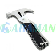 Багатофункціональний набір мультитул (Молоток, Складний ніж) Multi Hammer Tool 18 1