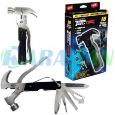 Багатофункціональний набір мультитул (Молоток, Складний ніж) Multi Hammer Tool 18 1