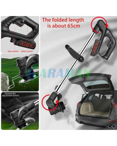 Акумуляторна газонокосарка High speed mower (1ящ.=10шт.)