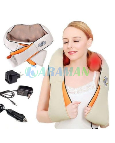 Роликовий масажер для спини та шиї massager of neck kneading MA351 (1ящ.=20шт.)