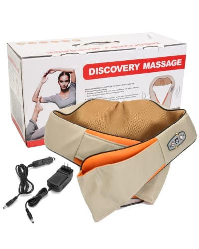 Роликовий масажер для спини та шиї massager of neck kneading MA351 (1ящ.=20шт.)