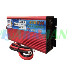 Преобразователь напряжения Power 5000 Вт 12v 220v инвертор 5000w 12в 220в DC to AC