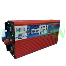 Преобразователь напряжения Power 5000 Вт 12v 220v инвертор 5000w 12в 220в DC to AC