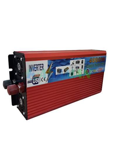 Преобразователь напряжения Power 5000 Вт 12v 220v инвертор 5000w 12в 220в DC to AC