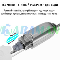 Швабра  з розпилювачем телескопічна з віджимом Біла Aurora Water Spray Mop  (1ящ.=20шт.)
