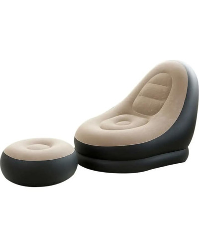 Диван надувний / надувне крісло з пуфом Air Sofa + Насос (1ящ.=12шт.)