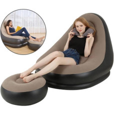 Диван надувний / надувне крісло з пуфом Air Sofa + Насос (1ящ.=12шт.)
