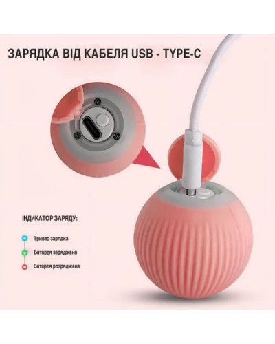Інтерактивна іграшка UFT для кошек Умный мяч CatToy MA784 (1ящ = 300шт.) Інтерактивна іграшка UFT для кошек Умный мяч CatToy MA784 (1ящ = 300шт.)