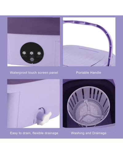  Портативна  міні-пральна машина на 9л. Folding Washing Machine MA365 (1ящ.=12шт.)