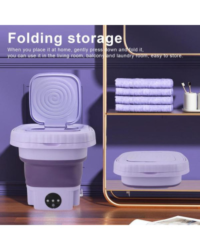 Портативная  мини-стиральная машина на 9л. Folding Washing Machine MA365 (1ящ.=12шт.)