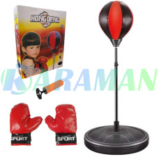 Боксерская груша на стойке с перчатками боксерский набор до 102см boxing set Small MA373 (1ящ.=24шт.)