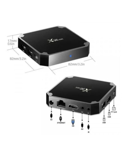 Смарт тв приставка з пультом Smart TV X96 Mini 2/16 Гб 4К MA384 (1ящ.=40шт.) Смарт тв приставка з пультом Smart TV X96 Mini 2/16 Гб 4К MA384 (1ящ.=40шт.)