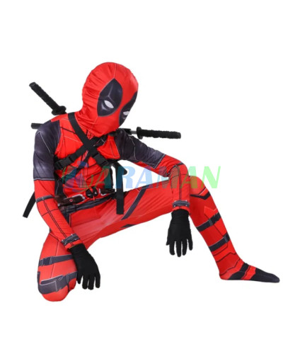 Костюм / Комбінезон + Балаклава + рукавички Дедпул Deadpool дитячий L