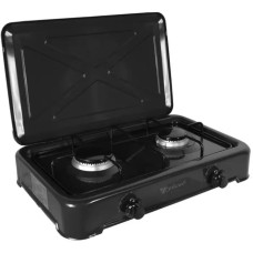 Настольная плита газированная 2 конфорки YUCEL O-200-LPG-BLACK