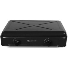 Настольная плита газированная 2 конфорки YUCEL O-200-LPG-BLACK
