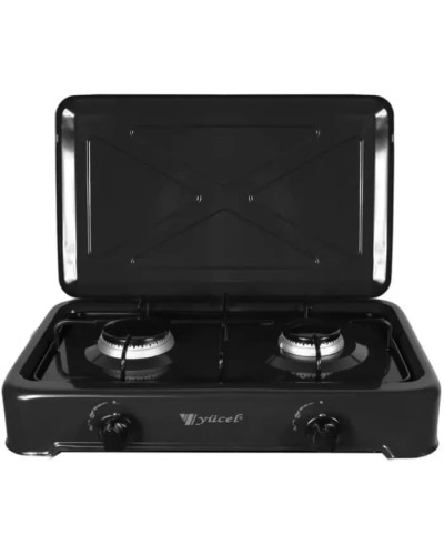 Настольная плита газированная 2 конфорки YUCEL O-200-LPG-BLACK