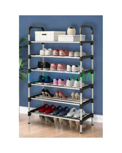 Полиця для взуття на 6 полиць 56*28*113 см New shoe rack MA339 (1ящ.=20шт.)