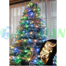 Світлодіодна ялинкова гірлянда у вигляді стрічки 50 Led 5 метрів Christmas Decoration Мульти