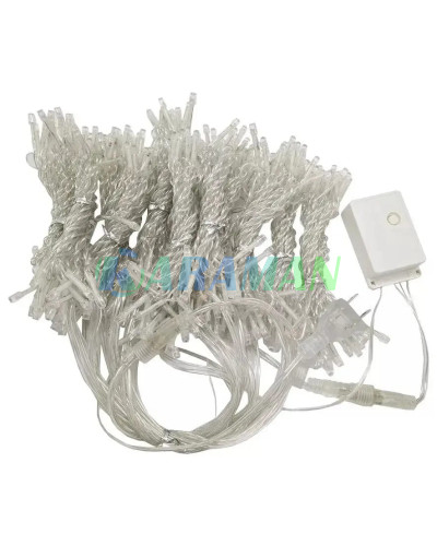 Гірлянда Водоспад 240 Led, 3*2м, мульти, перемикач режимів MA422multi (1ящ.=50шт.) Гірлянда Водоспад 240 Led, 3*2м, мульти, перемикач режимів MA422multi (1ящ.=50шт.)
