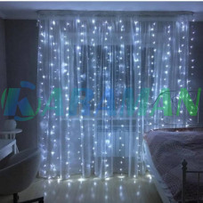 Гірлянда Водоспад 240 Led, 3*2м, холодний білий, перемикач режимів MA422white (1ящ.=50шт.)