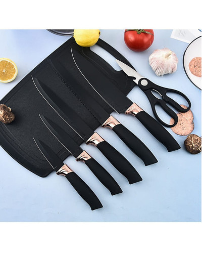  Набір кухонного приладдя 19 предметів Чорний Kitchen Set MA445black  (1ящ.=20шт.)