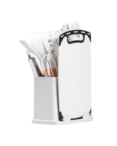 Набір кухонних приладів 19 предметів Білий Kitchen Set MA445white (1ящ.=20шт.)