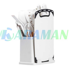 Набір кухонних приладів 19 предметів Білий Kitchen Set (1ящ.=20шт.)