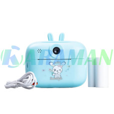 Детская камера  мгновенной печати Print Camera Синий MA458blue  (1ящ.=50шт.)