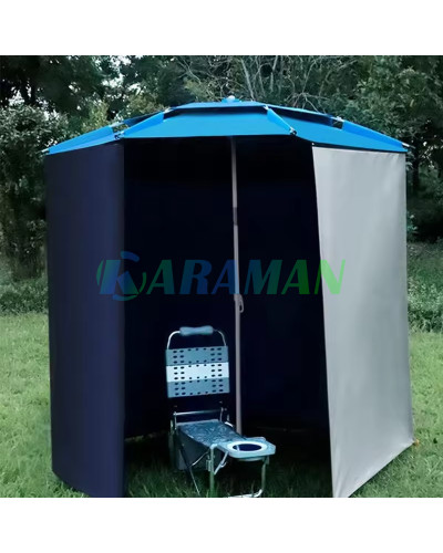 Зонт палатка 2.5м Синий HD-242 (1ящ.=12шт.)