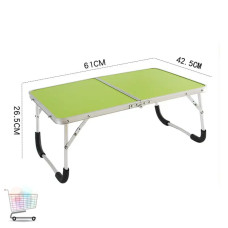 Складной мини столик для пикника,ноутбука 40*60см MA470 Зелений MA470green (1 ящ.=10 шт.)