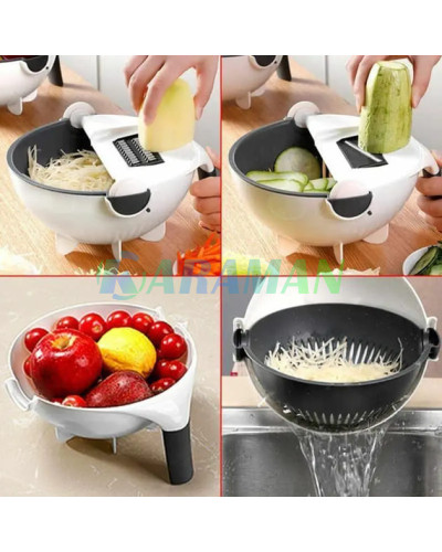 Багатофункціональна овочерізка BASKET VEGETABLE CUTTER Білий MA508 (1ящ.=36шт.)
