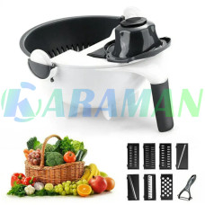 Багатофункціональна овочерізка BASKET VEGETABLE CUTTER Білий MA508 (1ящ.=36шт.)
