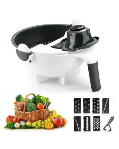 Багатофункціональна овочерізка BASKET VEGETABLE CUTTER Білий MA508 (1ящ.=36шт.)