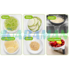 Багатофункціональна овочерізка BASKET VEGETABLE CUTTER Білий MA508 (1ящ.=36шт.)