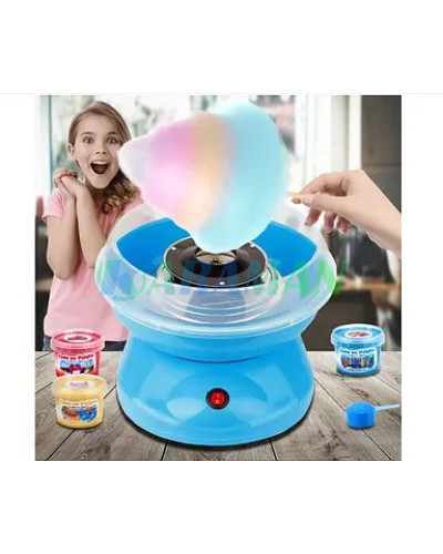 Аппарат для приготовления сахарной сладкой ваты в домашних условиях Cotton Candy Maker Синий ma156blue (1ящ.=12шт.)