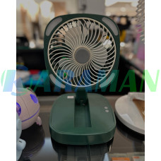 Переносний складаний вентилятор з підсвіткою — фіолетовий, ABS, 28x20x12 см F670 (1ящ.=36шт.)