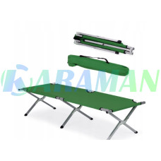 Розкладне ліжко НАТО зелене 190 × 62 × 42 см до 120кг MA541 (1ящ.=4шт.)
