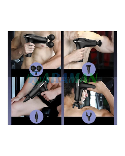 Ручной массажер Fascial Gun NEW HB011 (1ящ.=20шт.) Ручной массажер Fascial Gun NEW HB011 (1ящ.=20шт.)