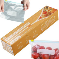 Герметичные ZIP-пакеты для хранения продуктов (15шт.) 15*23 см, MA629 (1ящ.= 300 уп.)