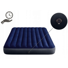 Матрас надувной INTEX 203*152*25 см, насос в комплекте, MA633 (1ящ.= 3 шт.)