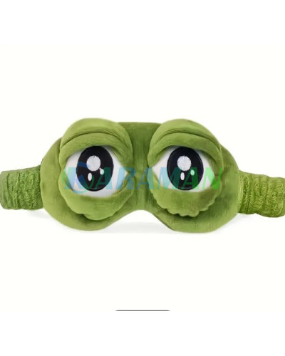 Плюшевая маска для сна Frog Ice Eye Mask. MA689 (1 ящ. = 400 шт.)