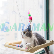 Підвісна лежанка для котів на присосках Suction Cup Cat Nest. MA688 (1 ящ. = 35 шт.)