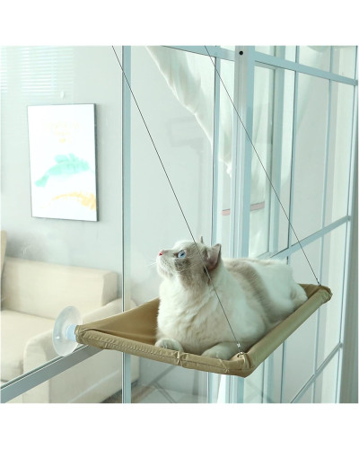 Підвісна лежанка для котів на присосках Suction Cup Cat Nest. MA688 (1 ящ. = 35 шт.)