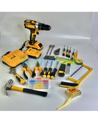 Шуруповерт 24V з великим набором інструментів (Electric Drill Set). MA646 (1 ящ. = 5 шт.)
